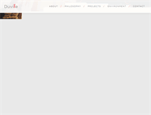 Tablet Screenshot of duville.com